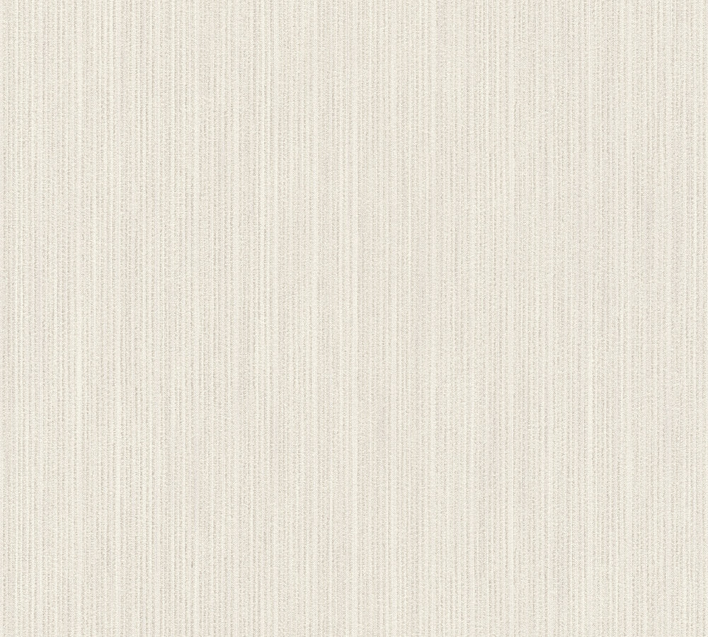 Michalsky 3 - Original  Self Subtle Stripe plain wallpaper AS Creation Roll Cream  364991