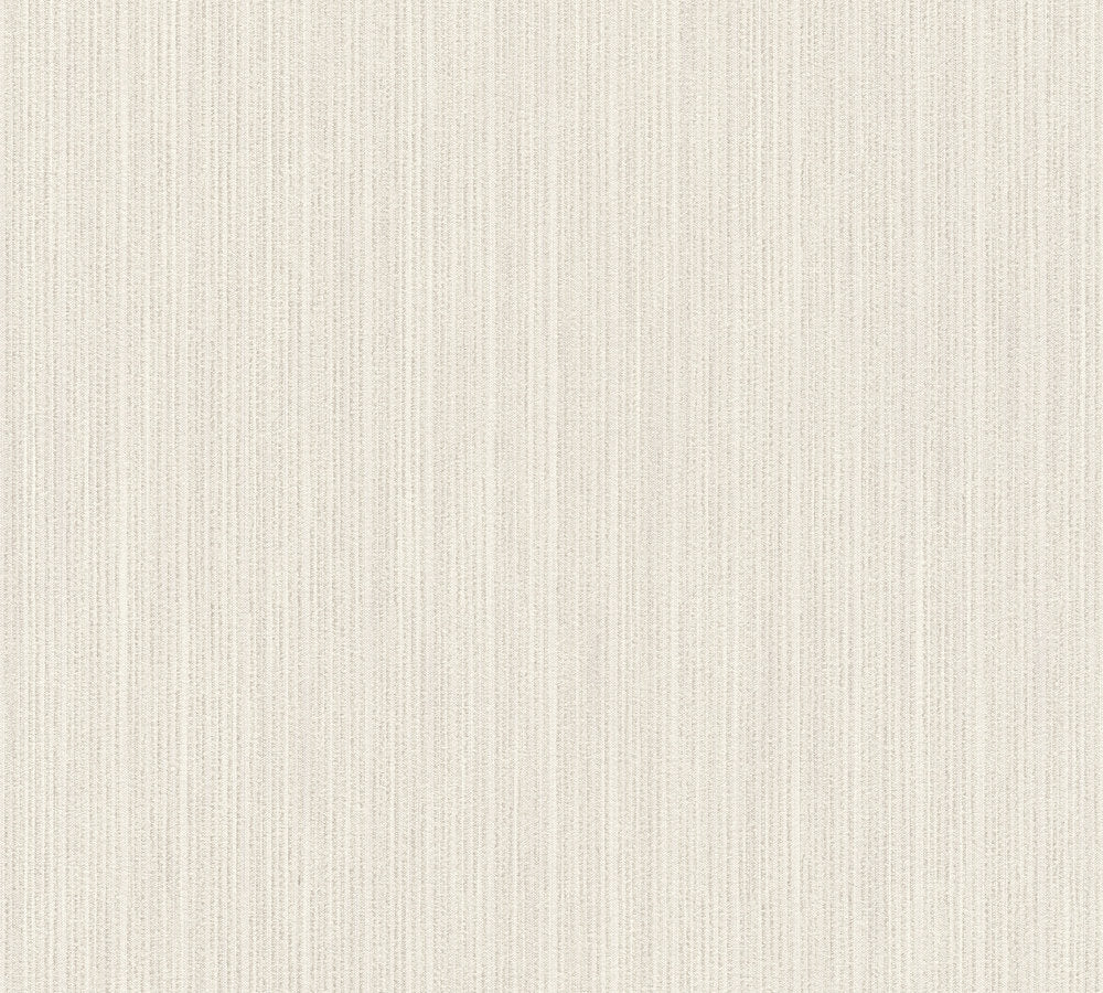 Michalsky 3 - Original  Self Subtle Stripe plain wallpaper AS Creation Roll Cream  364991