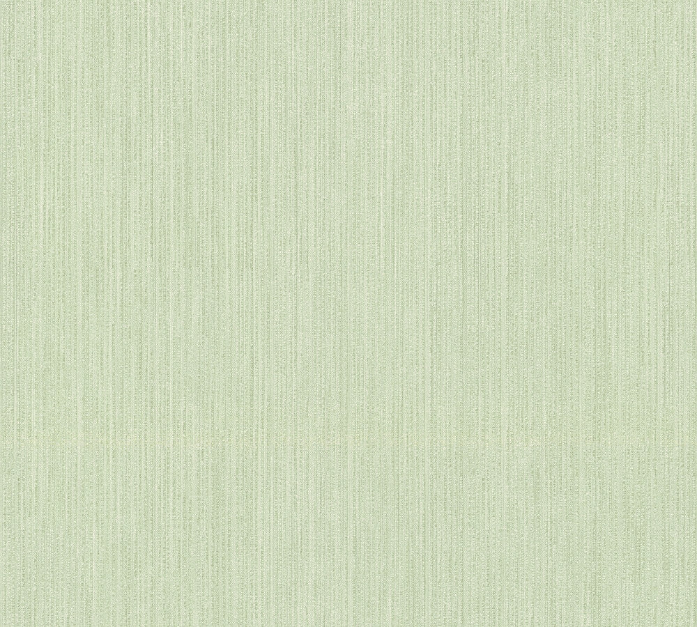 Michalsky 3 - Original  Self Subtle Stripe plain wallpaper AS Creation Roll Green  364997