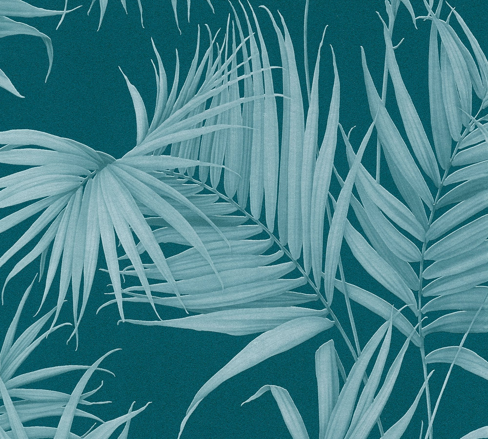 Michalsky 3 - Jungle Dreaming botanical wallpaper AS Creation Roll Blue  365055