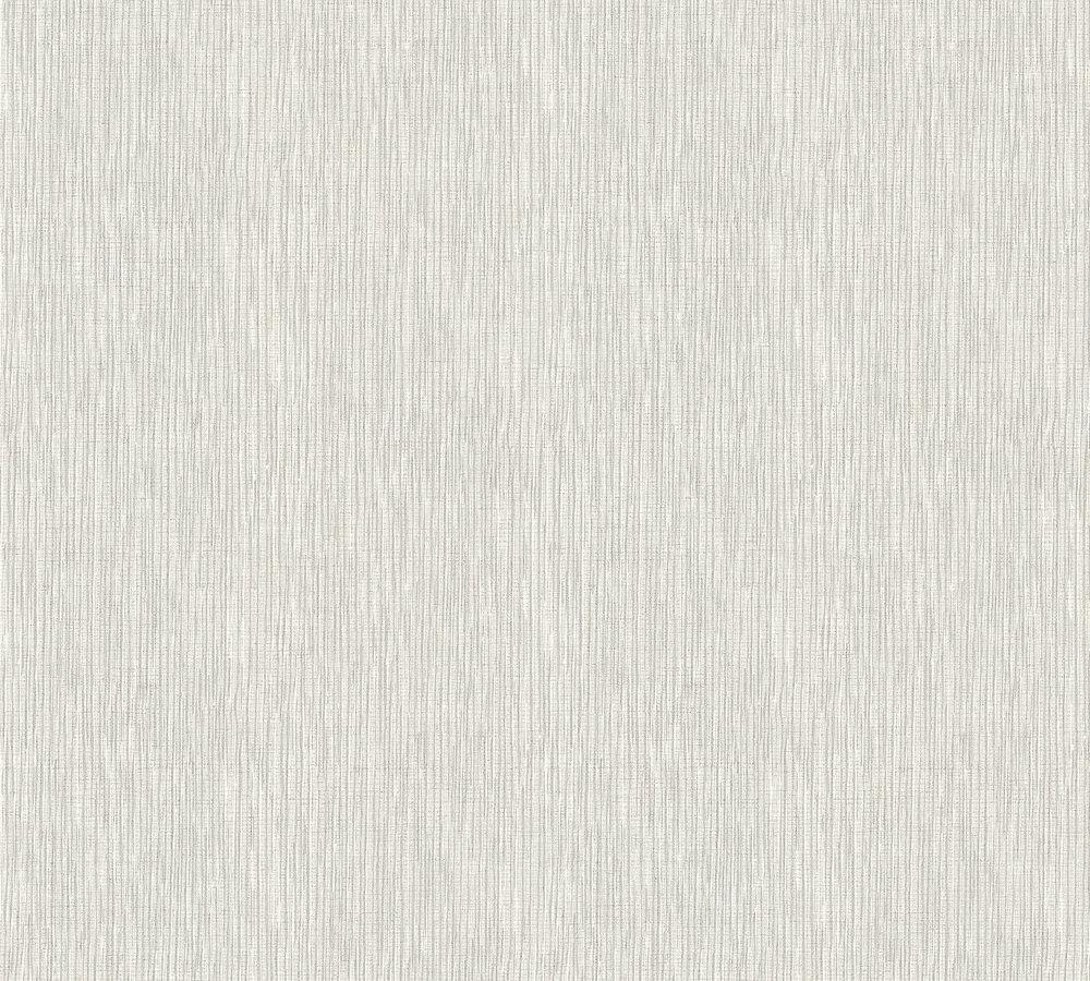 Absolutely Chic - Linen Effect plain wallpaper AS Creation Roll Grey  369765
