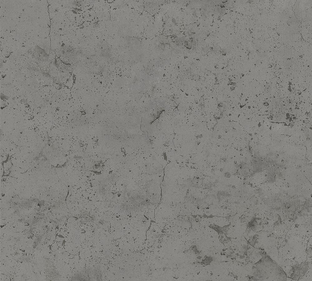 Industrial Elements - Concrete Creations industrial wallpaper AS Creation Roll Dark Grey  374291