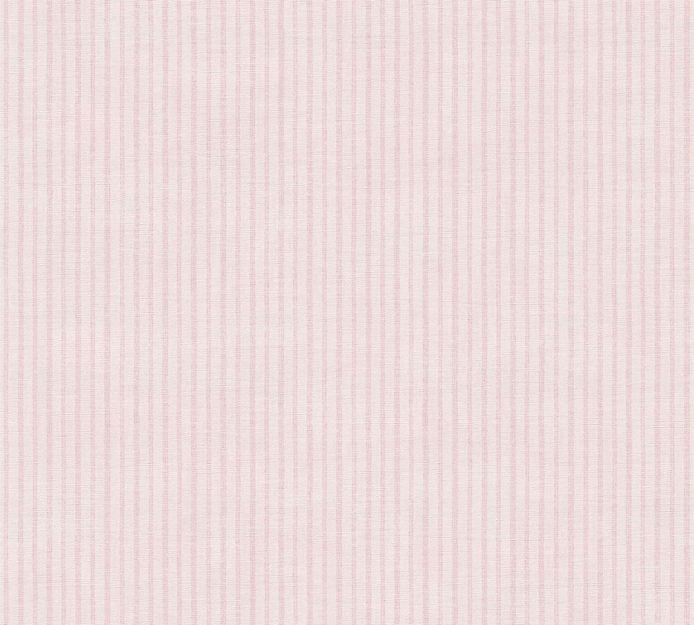 Maison Charme - Vintage Stripe damask wallpaper AS Creation Roll Light Pink  390761