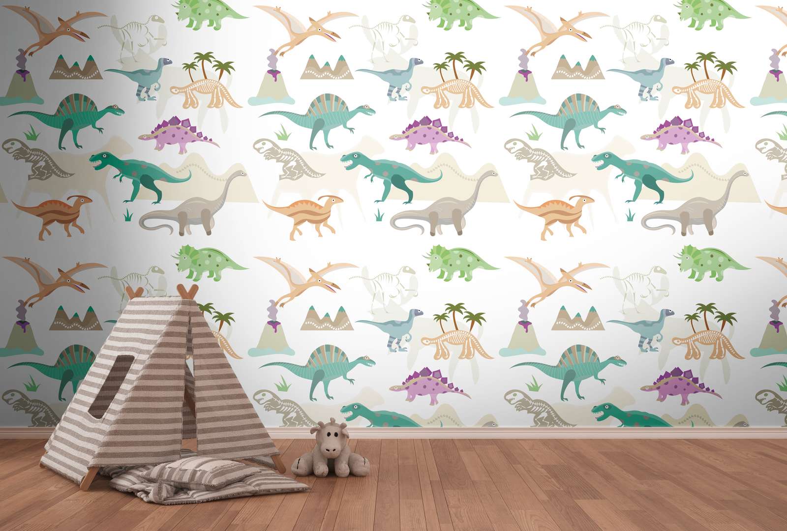 The Wall 2 - Cute Dinasours smart walls AS Creation    