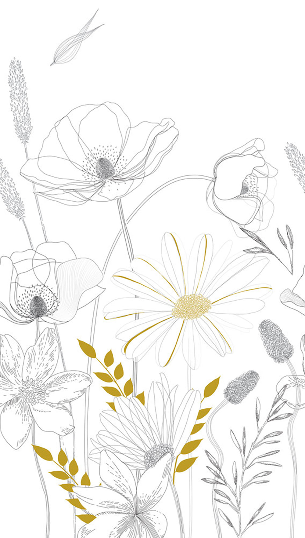 The Wall 2 - Poppies & Daisies smart walls AS Creation Default Title   392131
