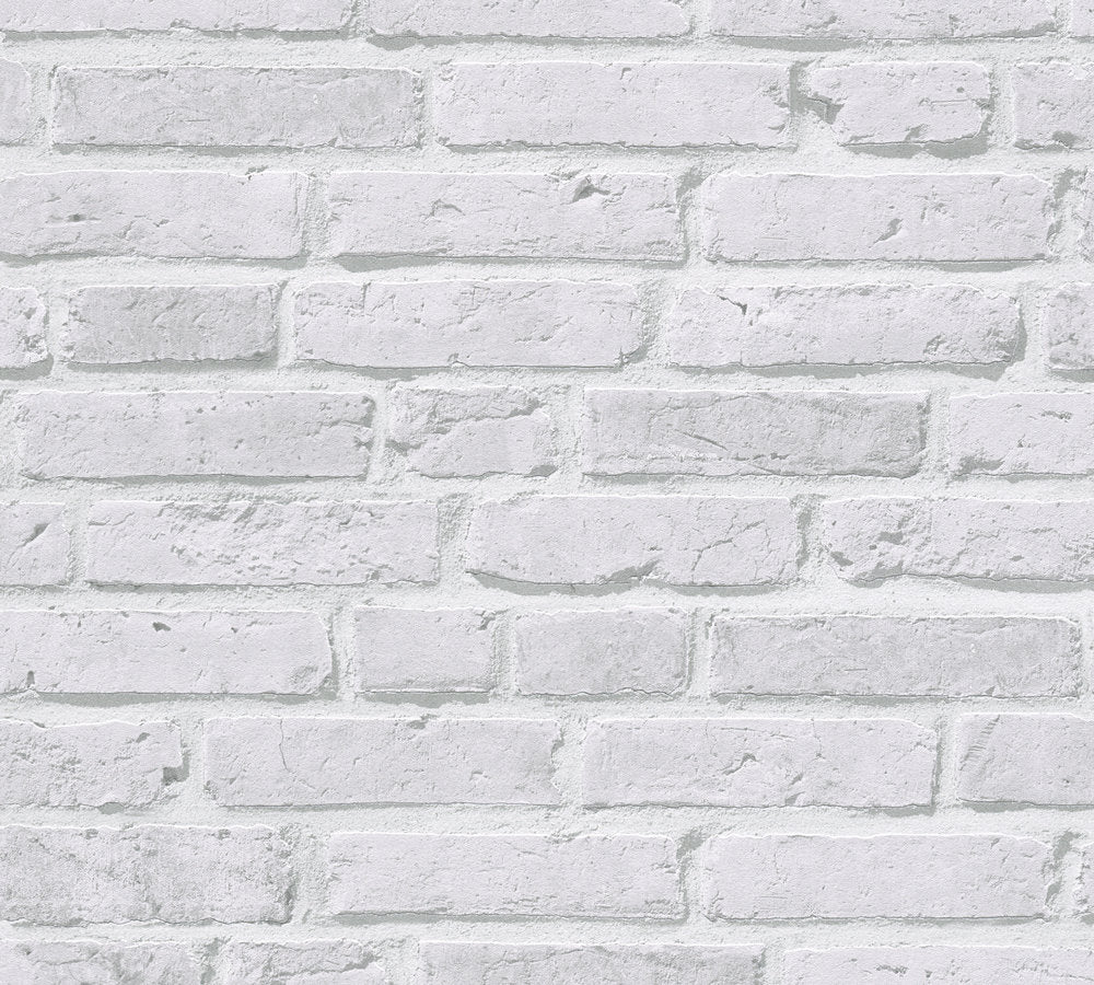 Industrial Elements - Classic Brick industrial wallpaper AS Creation Roll White  942832