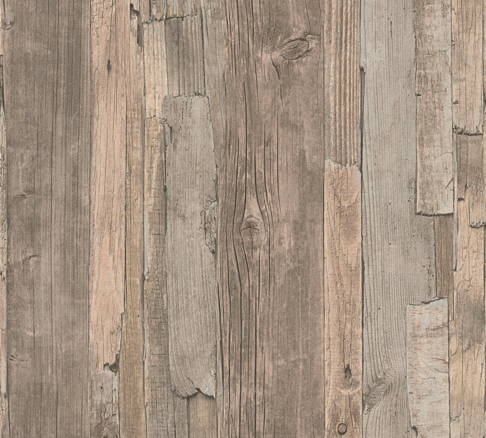 Industrial Elements - Rustic Wood industrial wallpaper AS Creation    