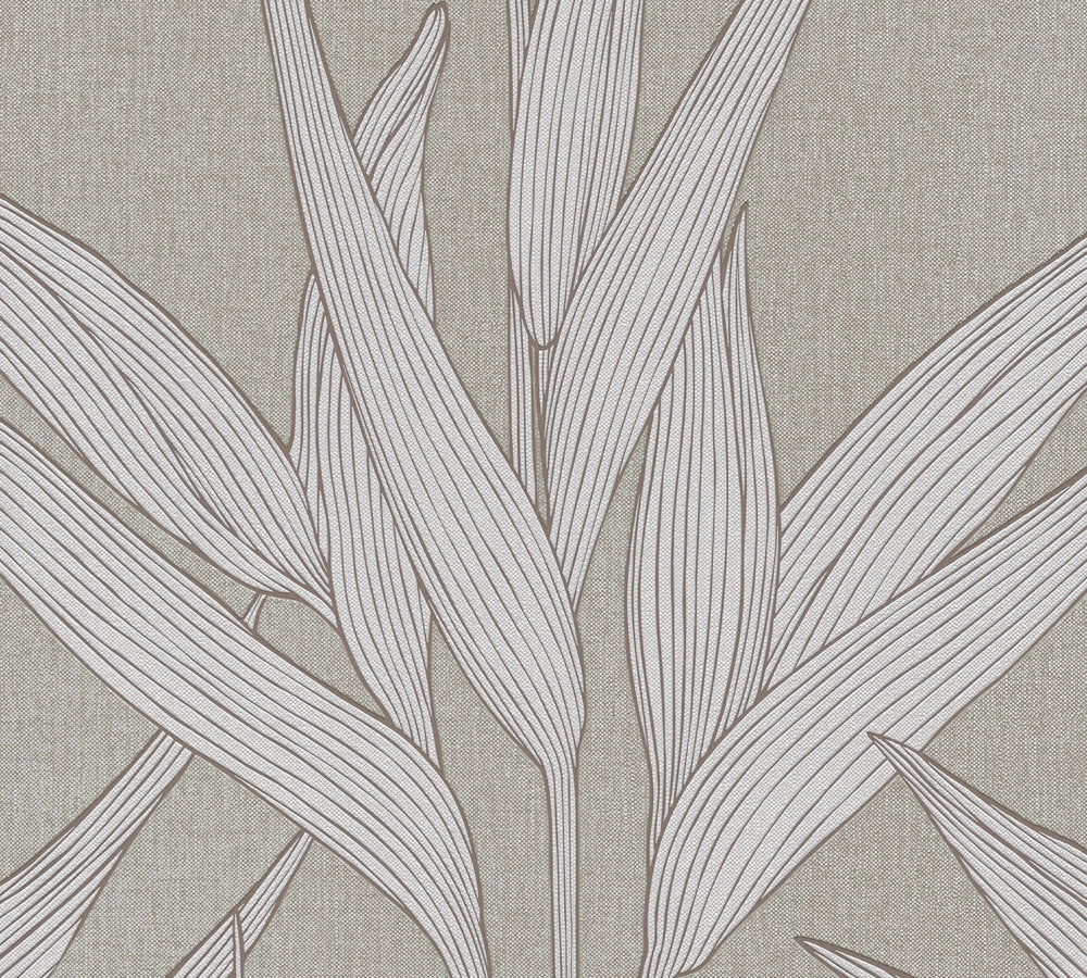 Hygge - Scandi Botanical botanical wallpaper AS Creation Roll Taupe  361231