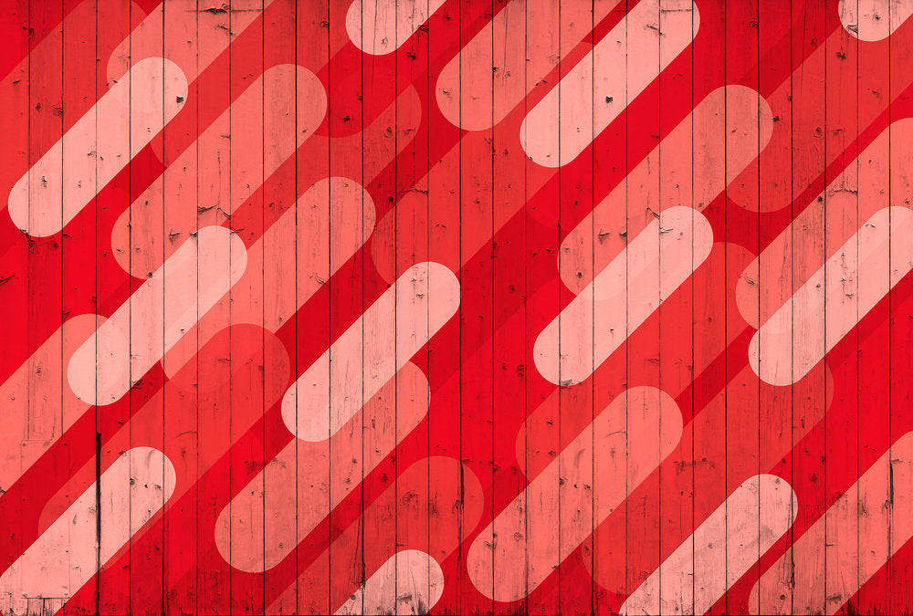 Atelier 47 - Pill Pattern digital print AS Creation Red   116720
