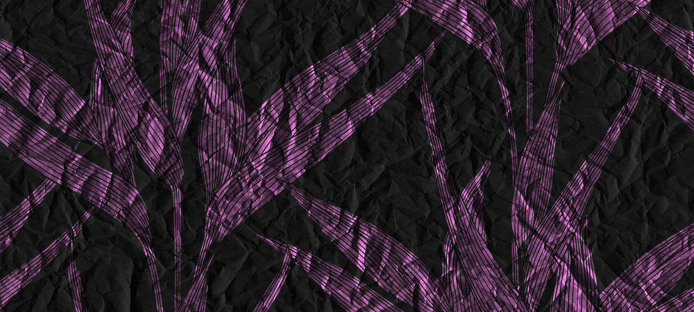 Atelier 47 - Paper Leaves digital print AS Creation Purple   117135