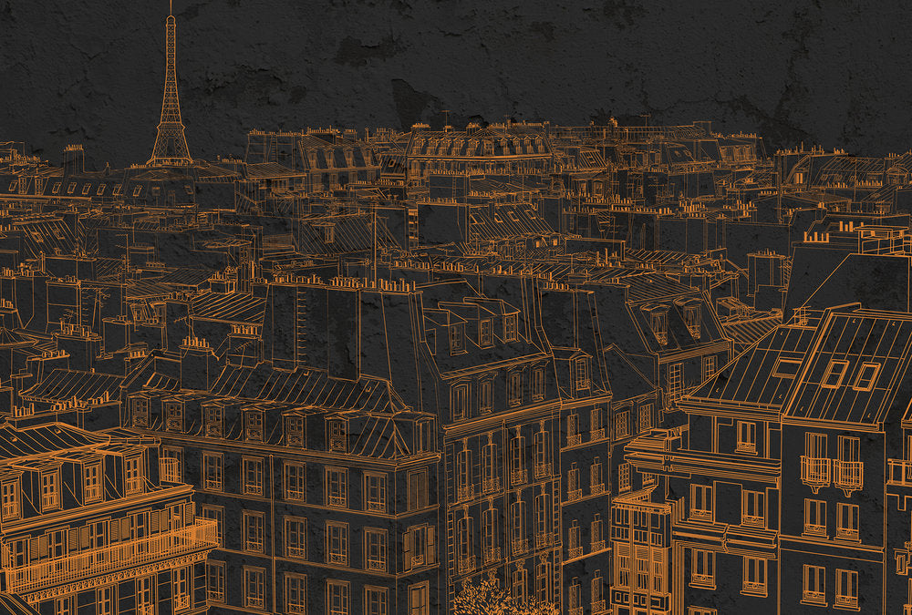 Atelier 47 - View Of Paris digital print AS Creation Black   117360