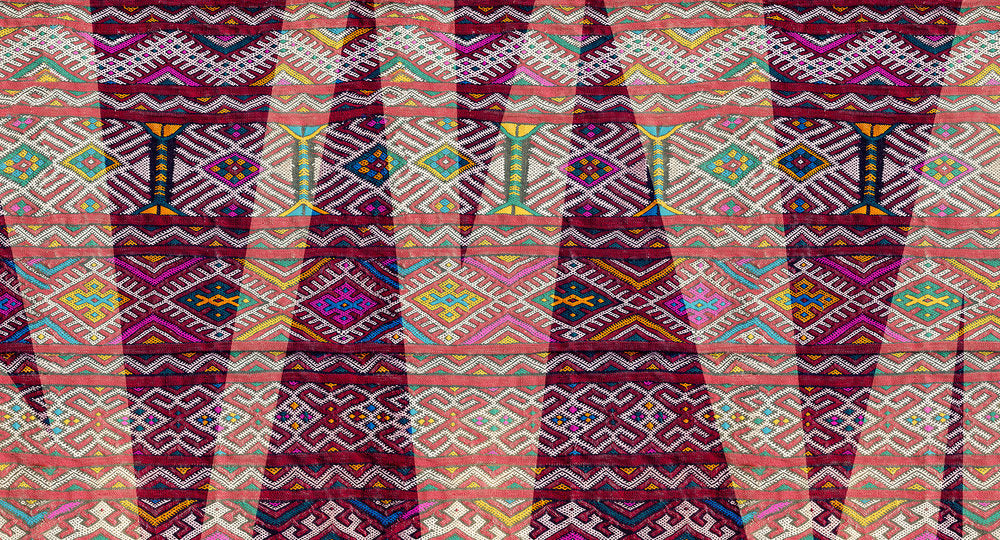 Atelier 47 - Carpet Patterns digital print AS Creation Purple   117370
