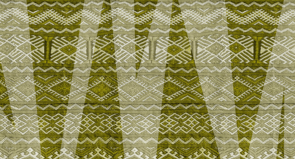 Atelier 47 - Carpet Patterns digital print AS Creation Green   117375
