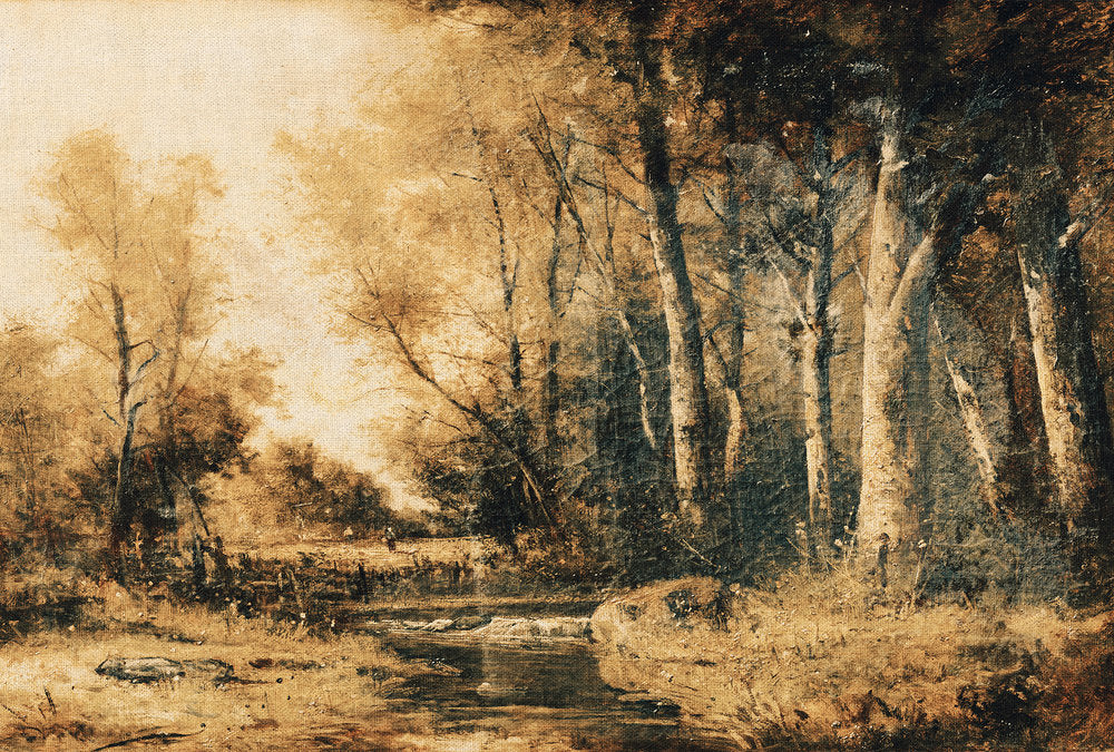 Atelier 47 - Forest Painting digital print AS Creation Cream   117410