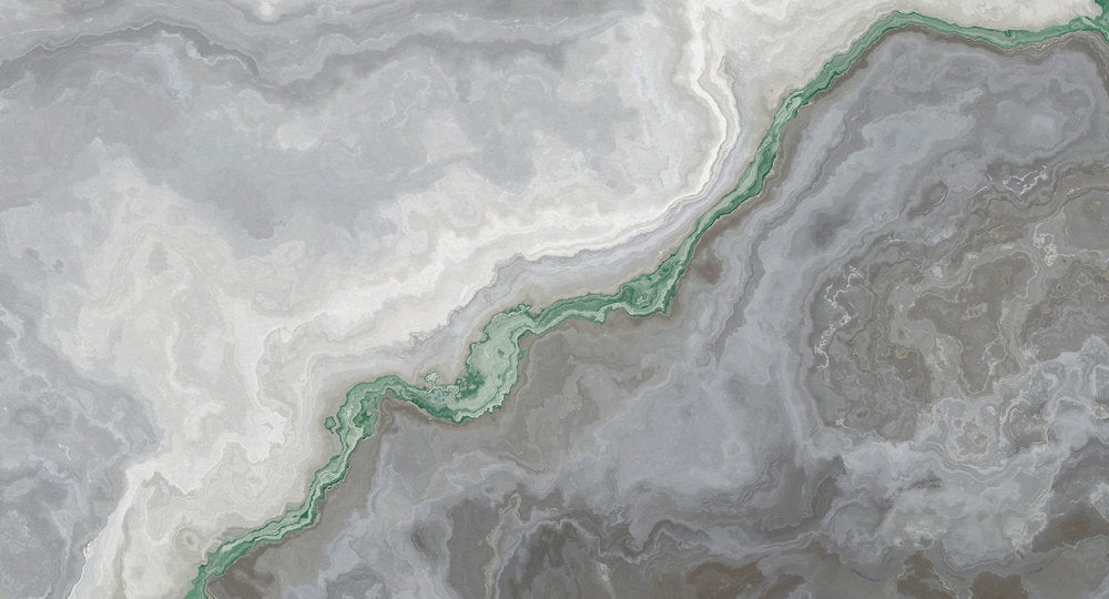 Atelier 47 - Marble Artwork digital print AS Creation Green   117515