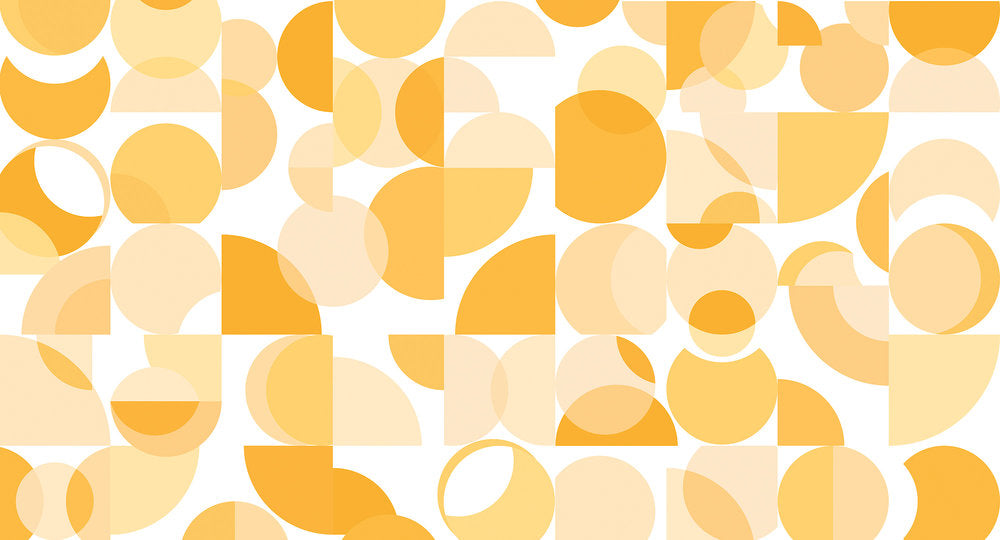 Atelier 47 -  Coloured Circles digital print AS Creation Orange   117660