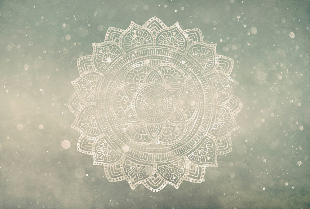 Atelier 47 - Mandala Artwork digital print AS Creation Grey   117735