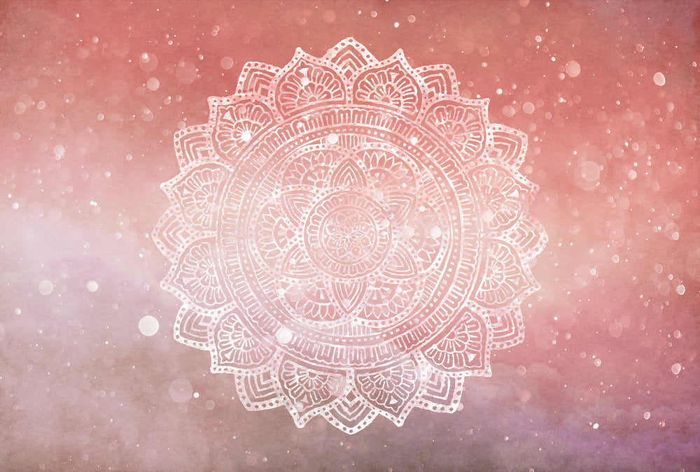 Atelier 47 - Mandala Artwork digital print AS Creation Red   117740