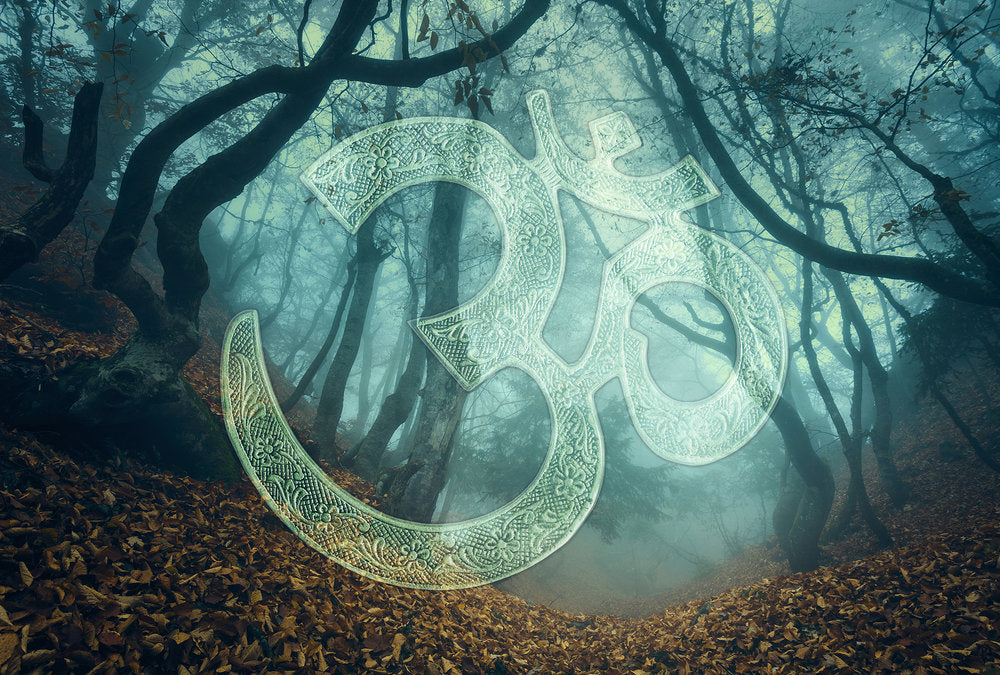 Atelier 47 - Symbol Forest digital print AS Creation Teal   117775