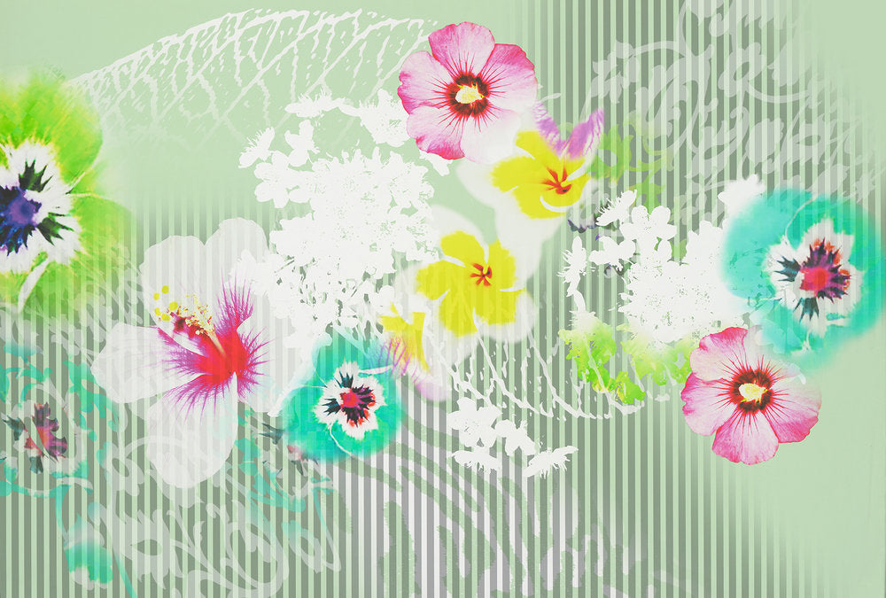 Atelier 47 - Blossom Design digital print AS Creation Green   117795