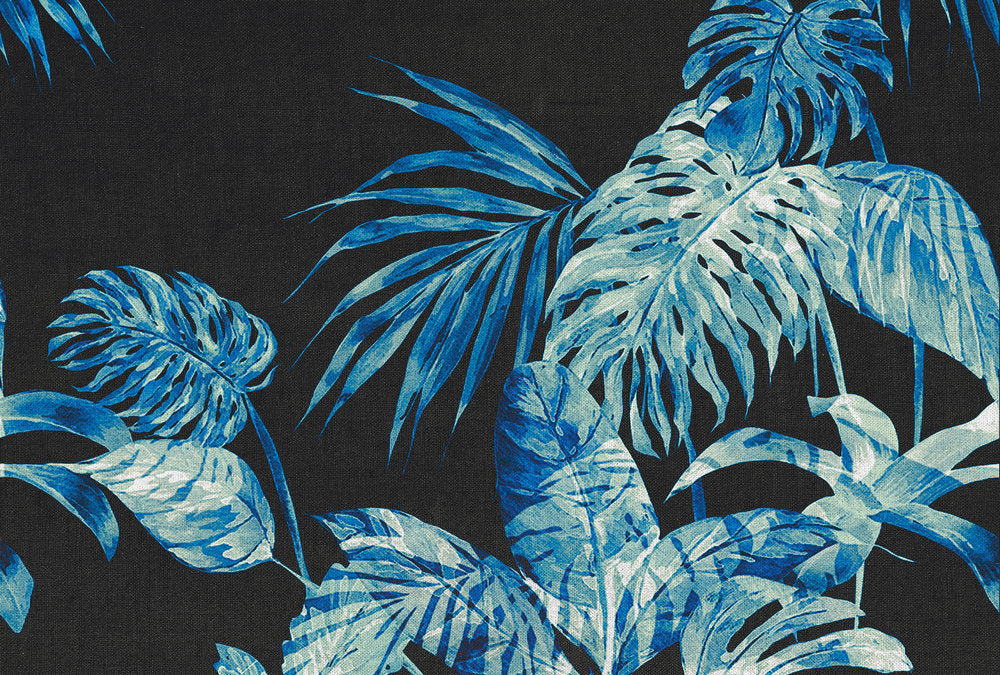 Atelier 47 - Tropical Leaves Artwork digital print AS Creation Blue   118295