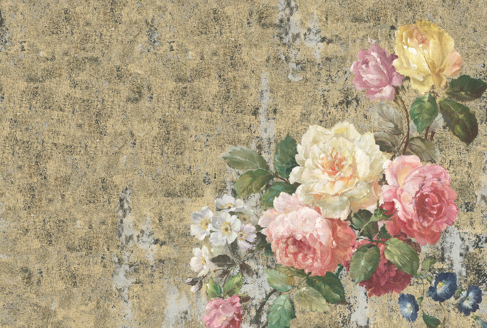 Atelier 47 - Fancy Bouquet digital print AS Creation Brown   118345