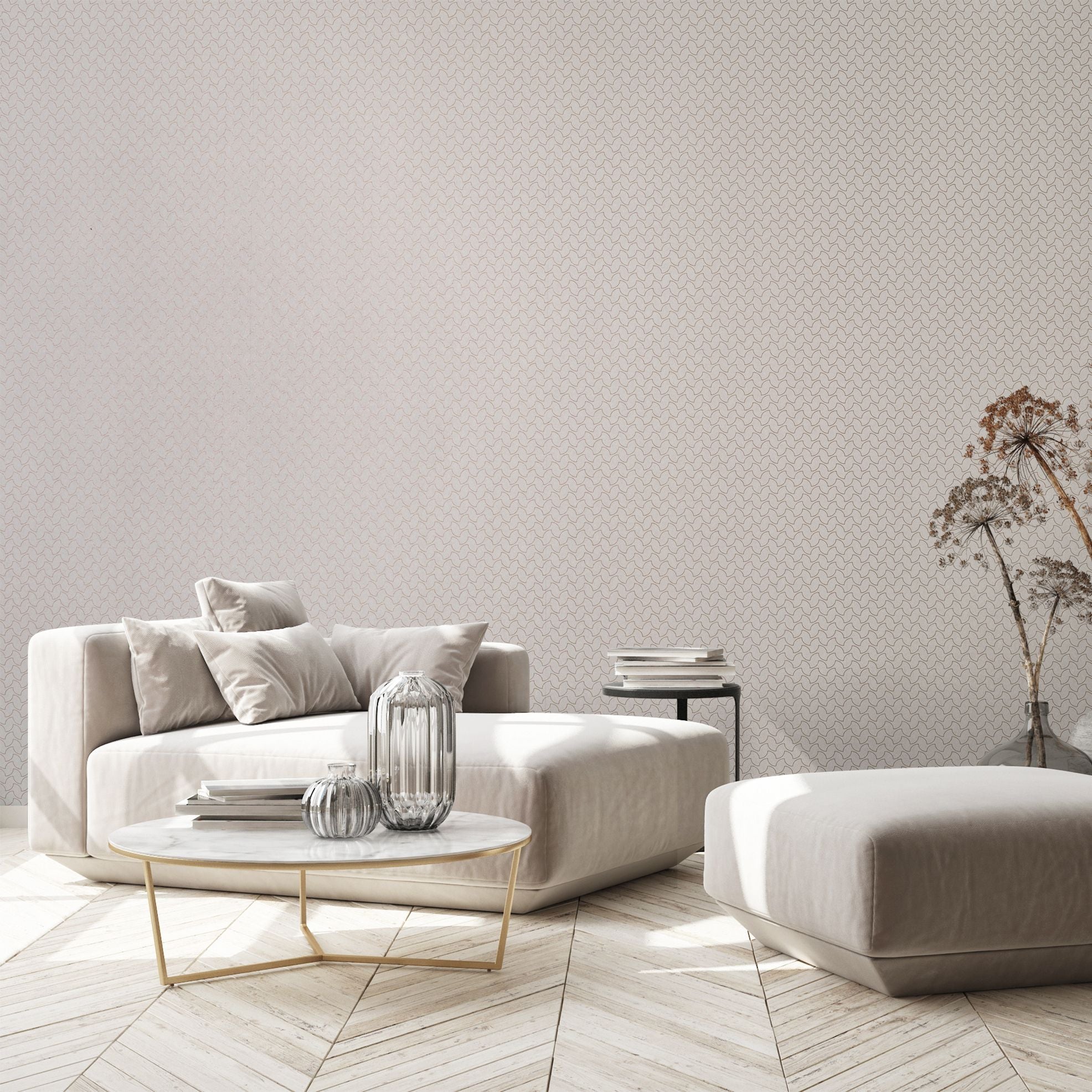 Slow Living - Balance geometric wallpaper Hohenberger    