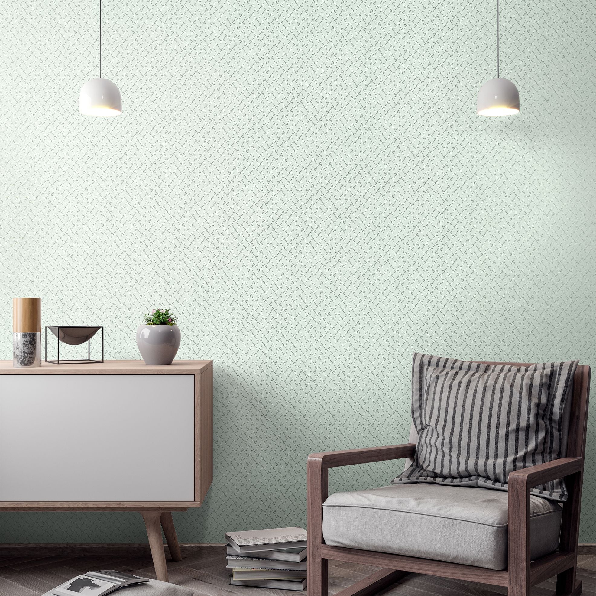 Slow Living - Balance geometric wallpaper Hohenberger    