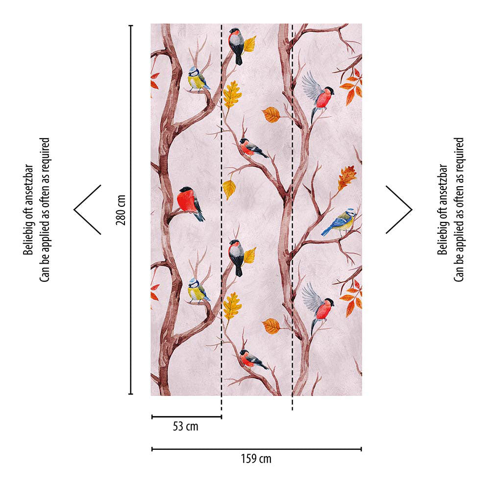The Wall - Birds On Branches smart walls AS Creation    