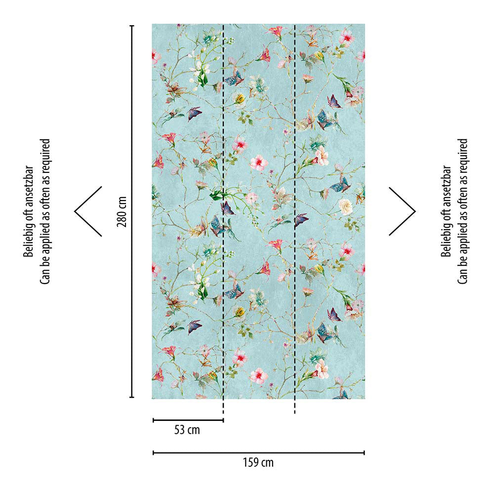 The Wall - Butterflies & Flowers smart walls AS Creation    