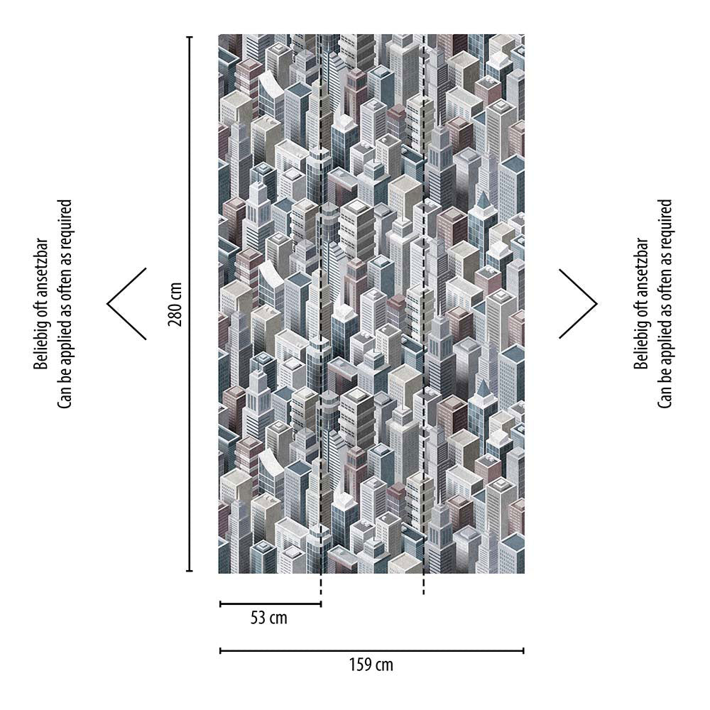 The Wall - Cityscape smart walls AS Creation    