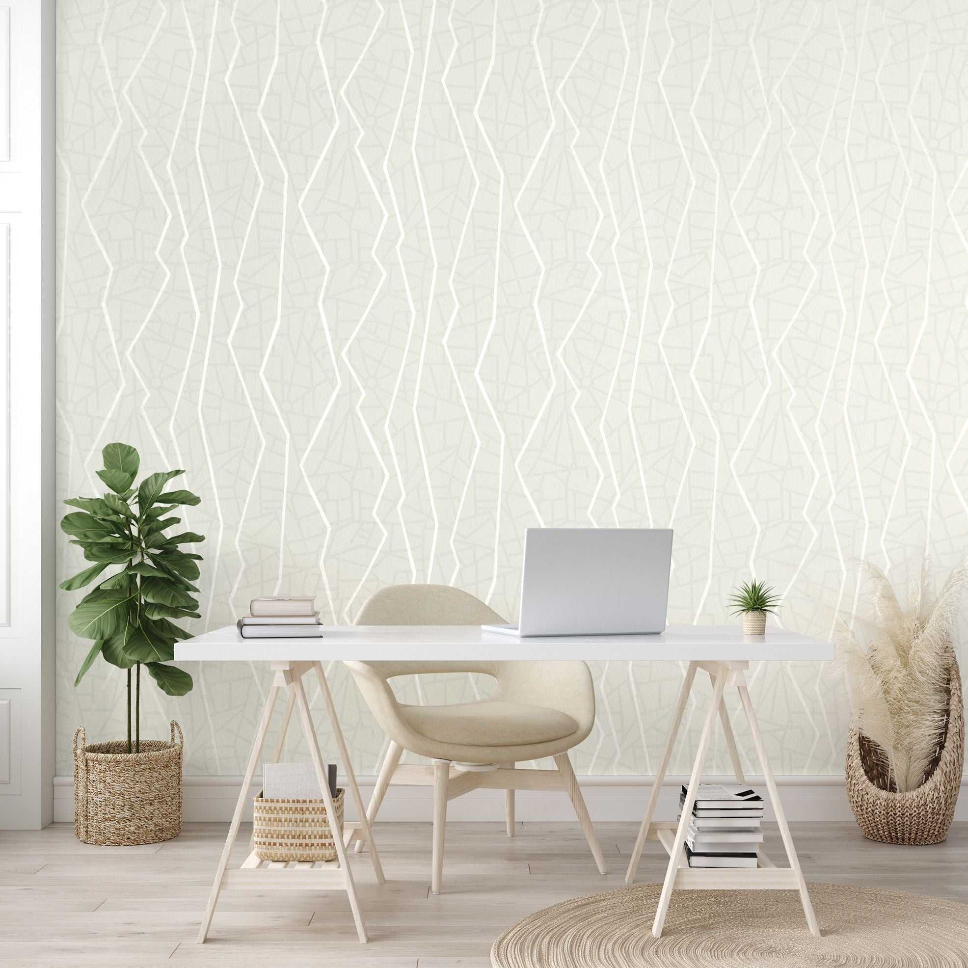 Slow Living - Connection stripe wallpaper Hohenberger    