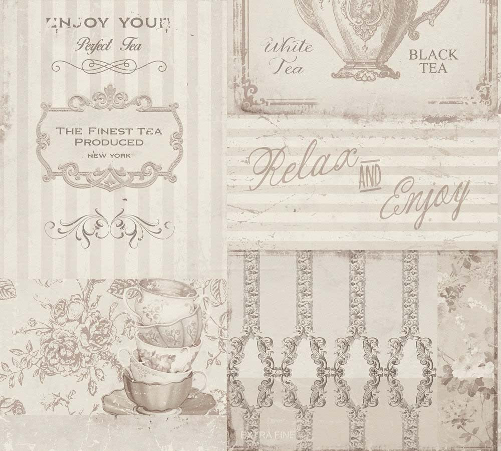 Pint Walls - Cottage wallpaper AS Creation Roll Grey  387273