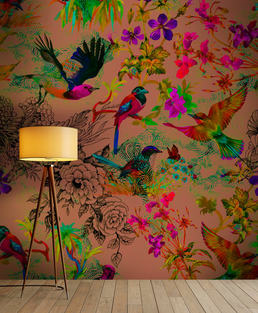 Walls By Patel - Funky Birds digital print AS Creation    