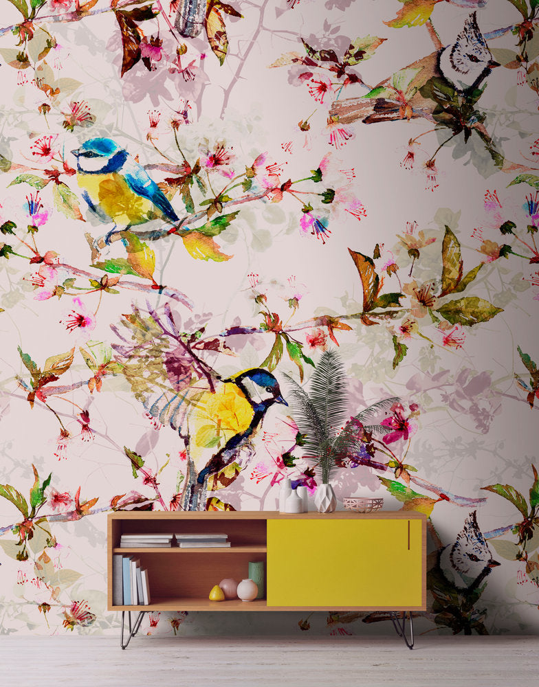 Walls By Patel - Songbirds digital print AS Creation    