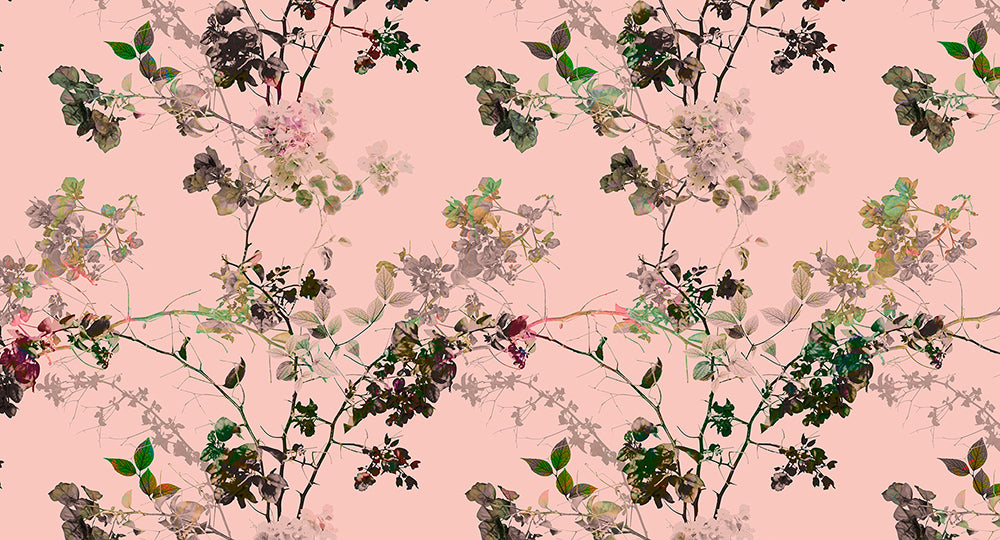Walls By Patel - Branches digital print AS Creation Pink   110276
