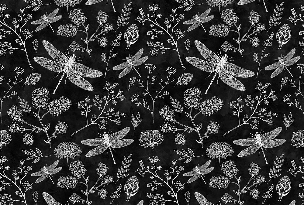 Walls By Patel - Blackboard digital print AS Creation Butterflies   110341