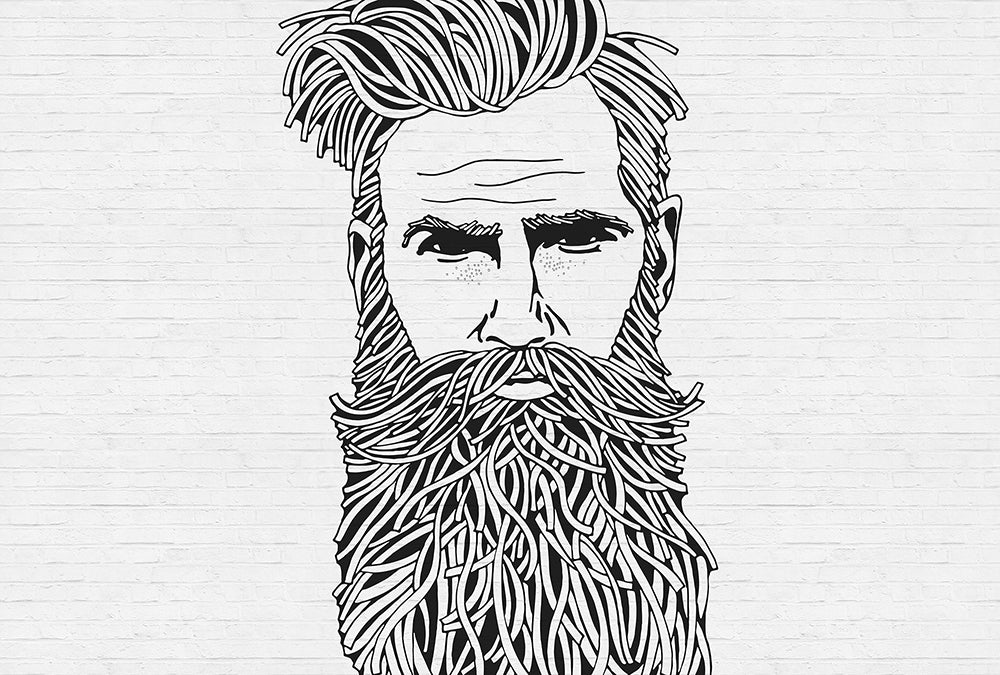 Walls By Patel - Iconic digital print AS Creation Beard   110406