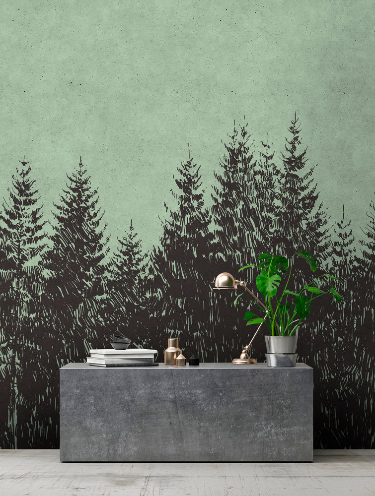 Walls By Patel - Black Forest digital print AS Creation    