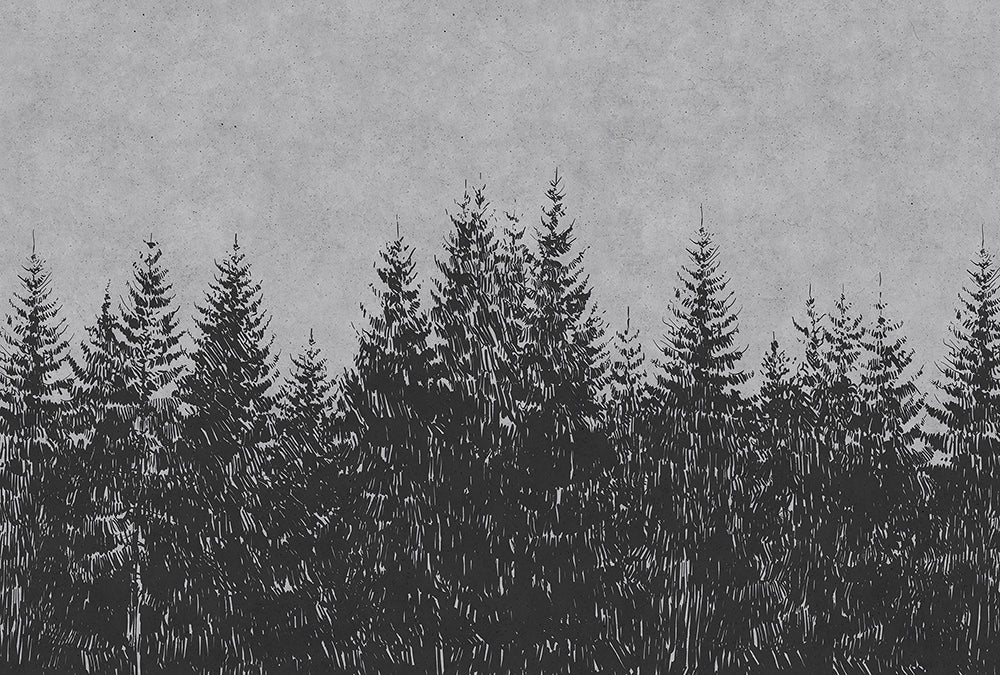 Walls By Patel - Black Forest digital print AS Creation Grey   110521
