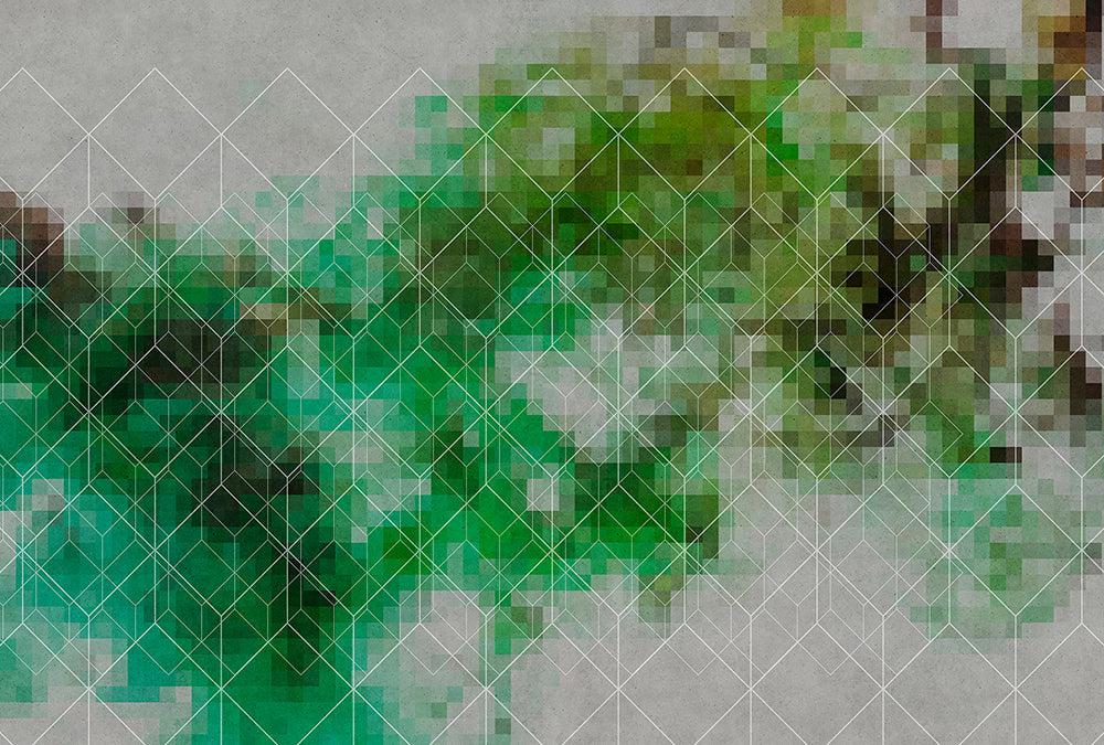 Walls By Patel - Colour Network digital print AS Creation Green   110916