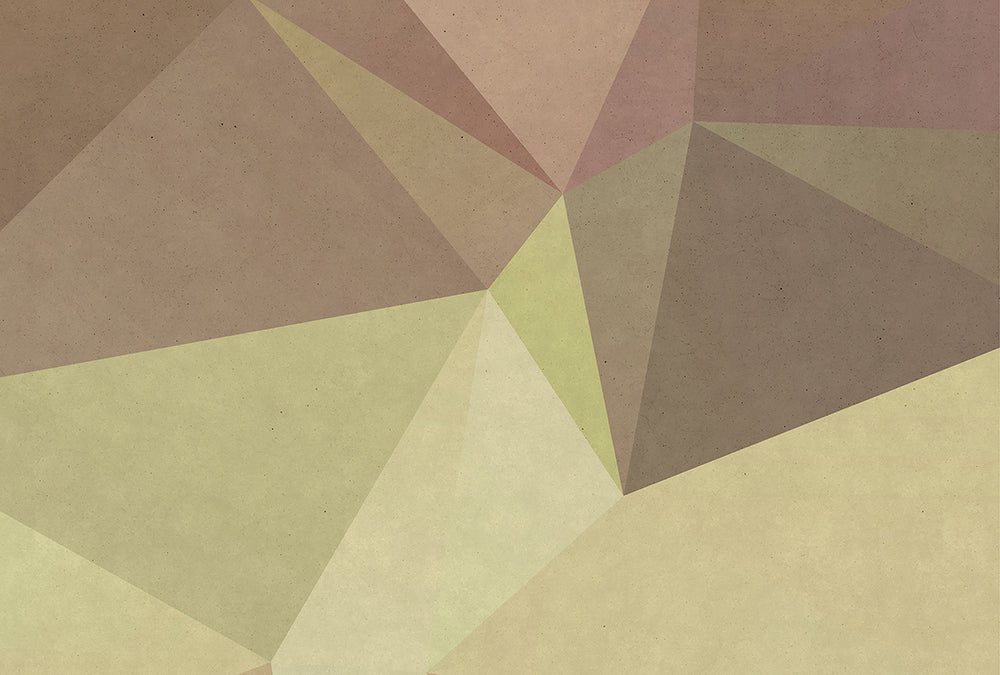 Walls By Patel - Polygonal digital print AS Creation Yellow   110936