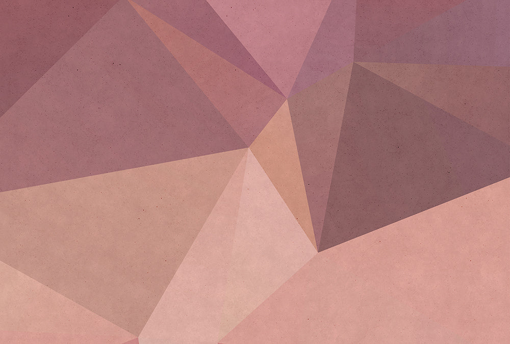 Walls By Patel - Polygonal digital print AS Creation Red   110946