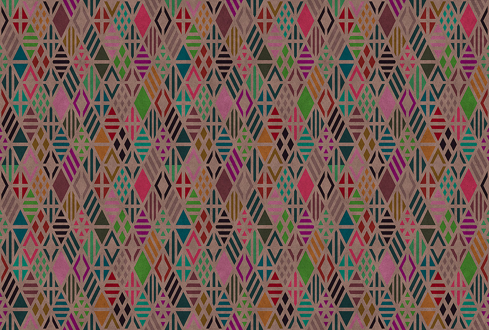 Walls By Patel - Geometrical digital print AS Creation Red   110961