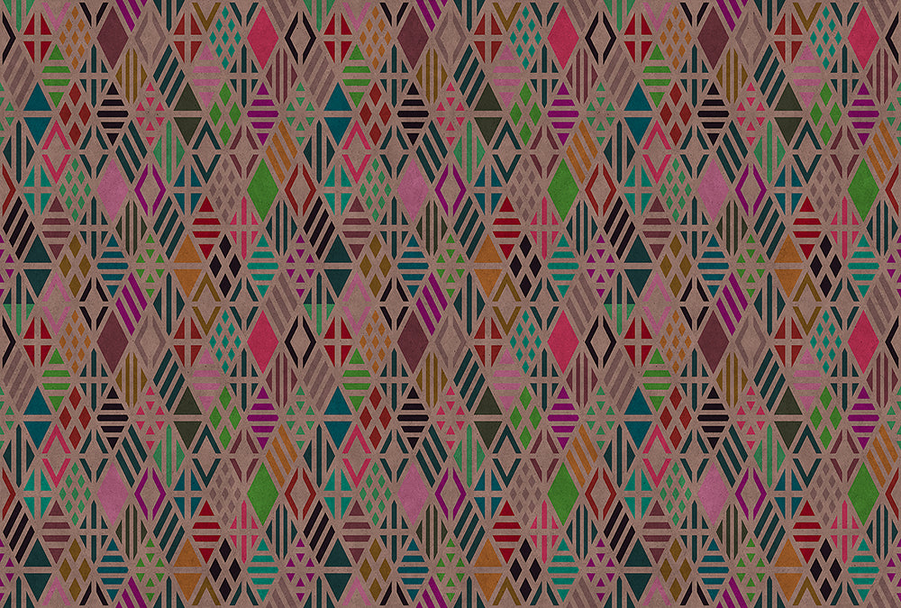 Walls By Patel - Geometrical digital print AS Creation Red   110961