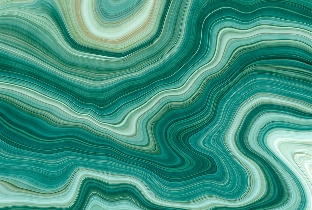 Walls By Patel - Gemstone digital print AS Creation Green   111141