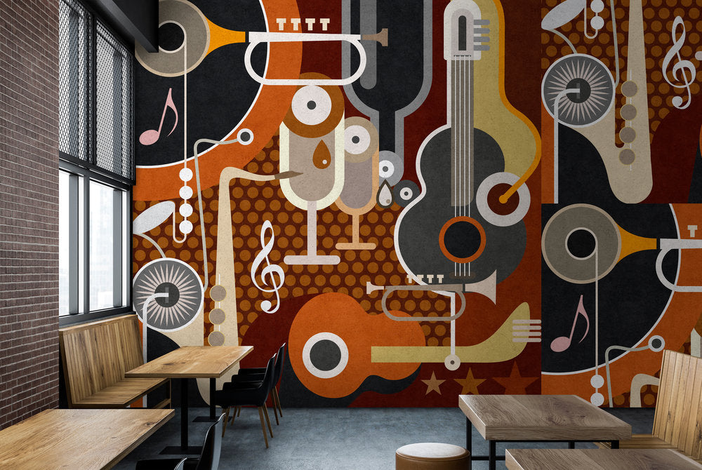 Walls by Patel 2 - Wall of Sound digital print AS Creation    