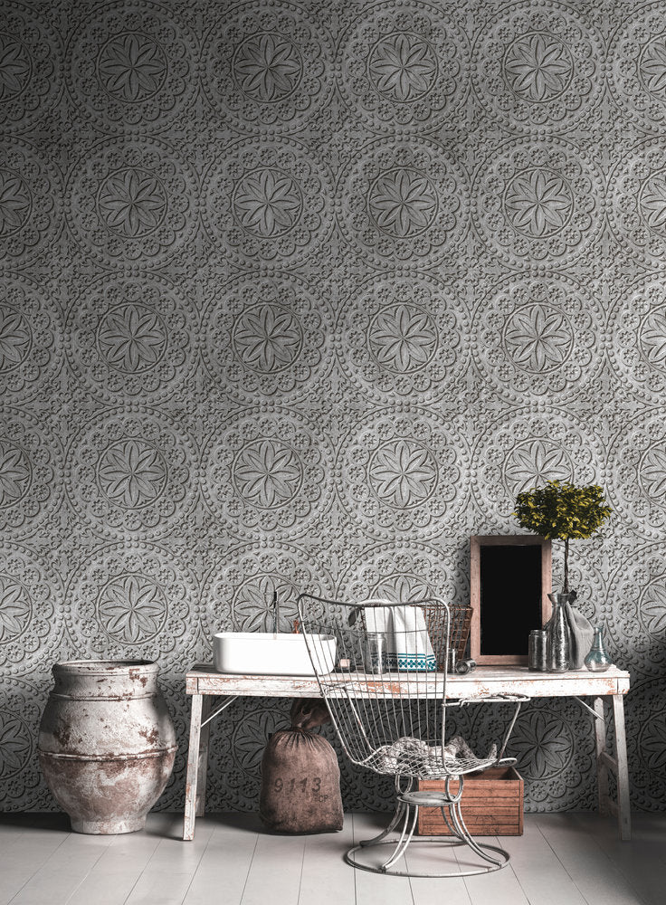 Walls by Patel 2 - Moroccan Tile digital print AS Creation    