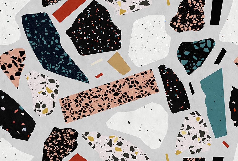 Walls by Patel 2 - Terrazzo digital print AS Creation Terrazzo 1   113627