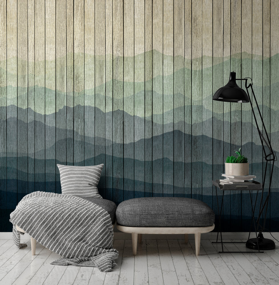 Walls by Patel 2 - Mountains digital print AS Creation    